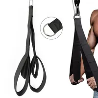 Fitness Arm Strength Rope Anti-Slip Muscle Training Long Triceps Strap Tricep Pull Down Rope for Facepulls/Push Downs/Crunches