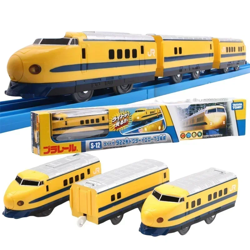 TAKARATOMY TOMICA Alloy Model Toys Cars TOMICA Shinkansen Plarail S Series Truck Electric Train Toy Music High-speed Rail Subway