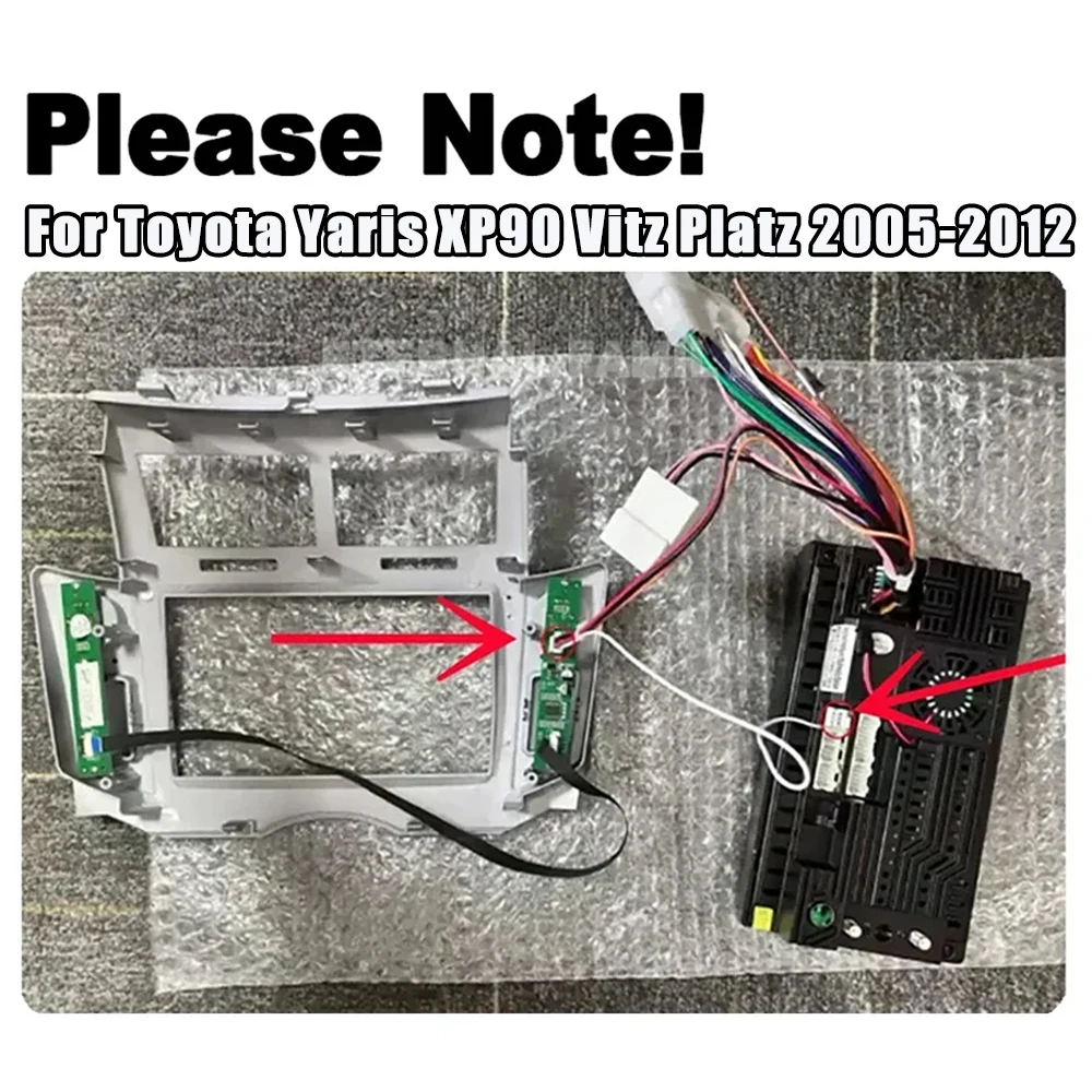7'' Android 16 Car Radio For Toyota Yaris Xp90 Vitz Platz 2005 - 2012 GPS Navigation Stereo CarPlay Auto Multimedia Video Player