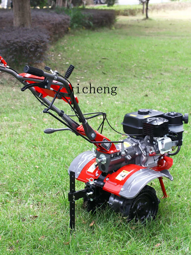 Xl Mini-Tiller Gasoline 5.5 Hp Rotary Tiller Soil Loosening and Weeding Tiller Soil Ripper Ditching