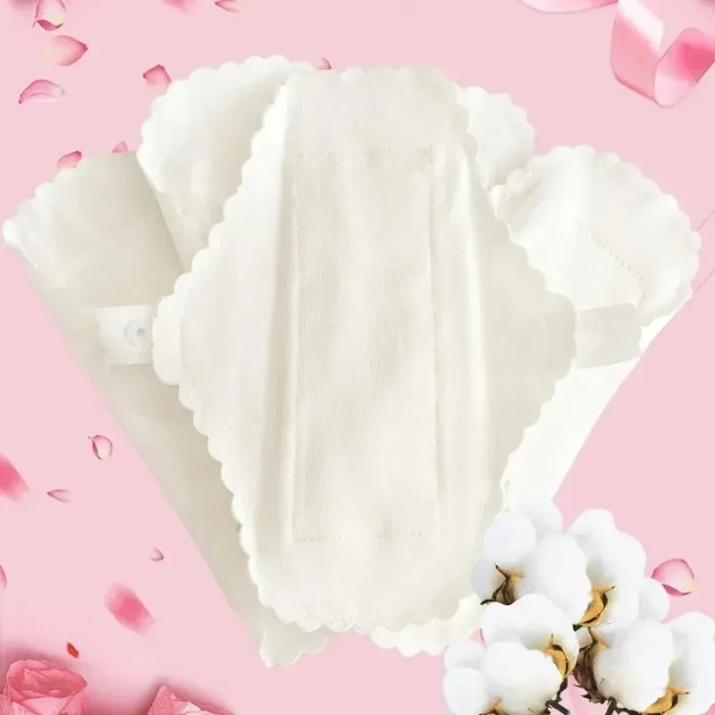 3Pcs Wasserdichte Slipeinlage Feminine Dünne Wiederverwendbare Sanitär Pads Zeitraum Höschen Auslaufsicher Baumwolle Pad Waschbar Hygiene Liefert