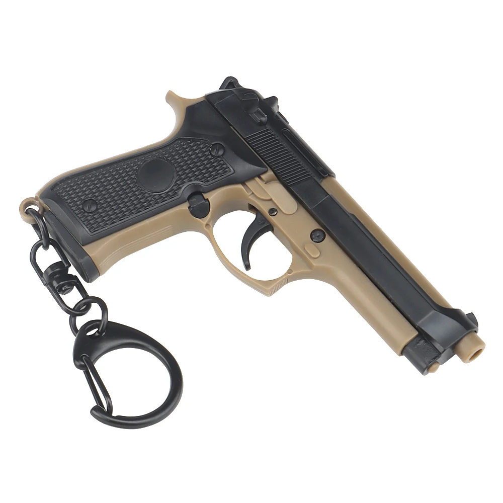 Llavero táctico mini de pistolas G17 1911 M92 multicolor - imagen 3