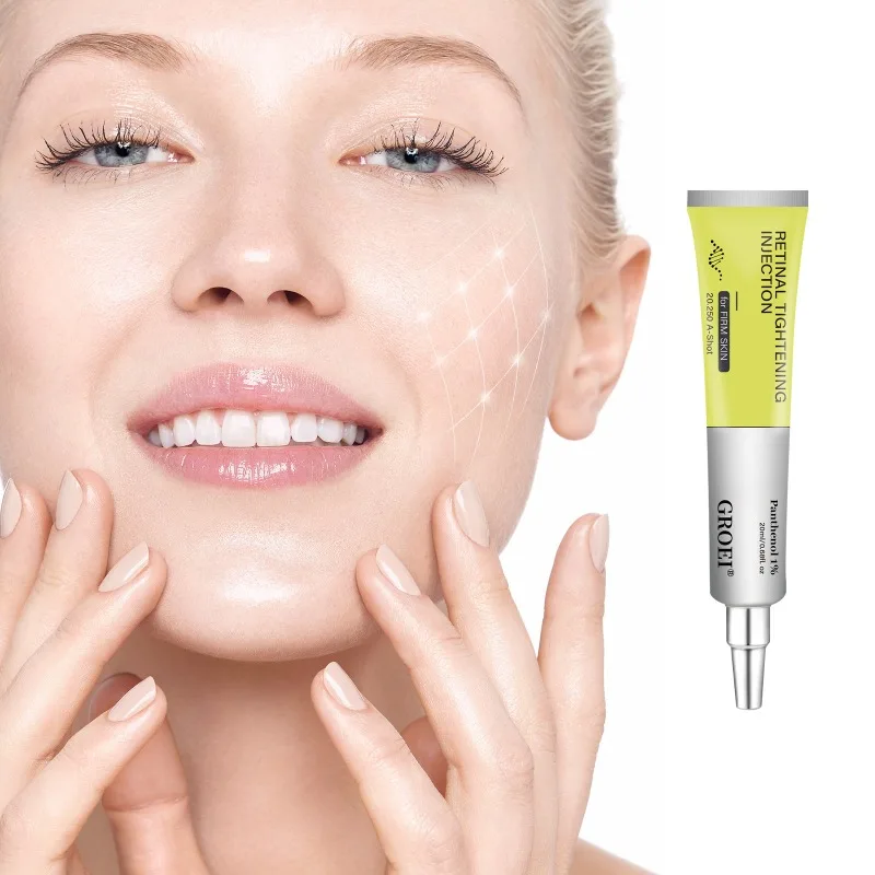 Retinol Eye Serum Cream Anti Wrinkle Reduce Puffiness Dark Circles Hydrating Firming Eye Care for Daily Routine