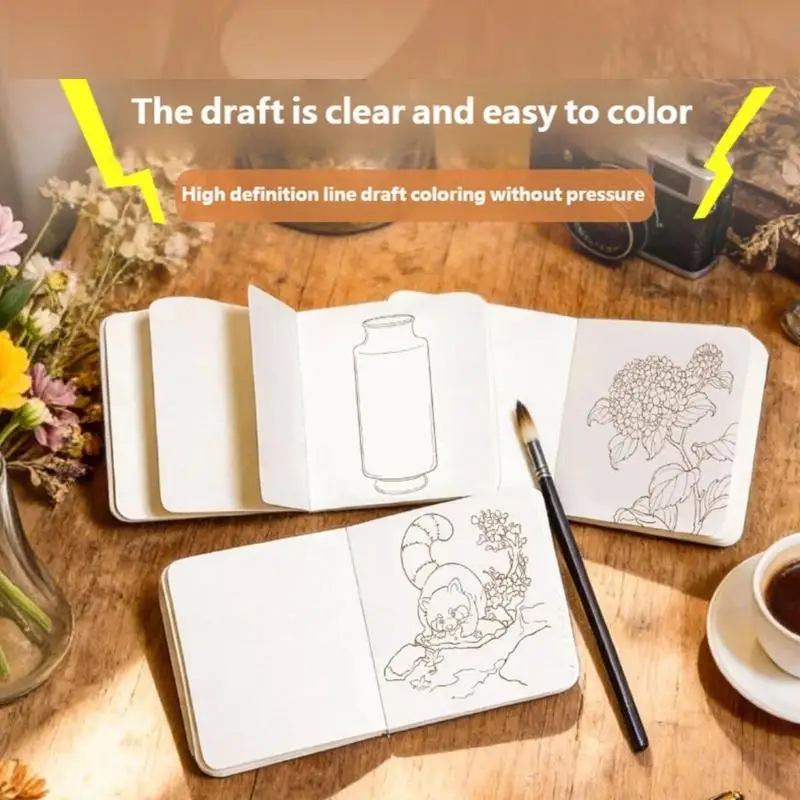 31BA Coloring Book For Artists With Tear Resistant Pages And Rich Pigment Result