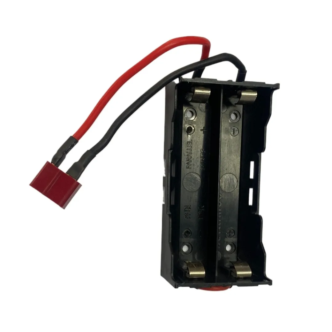 Caja de batería 18650 con compartimento de batería con cable, conector JST, receptor de enchufe en T, fuente de alimentación del motor de metanol, potencia de arranque