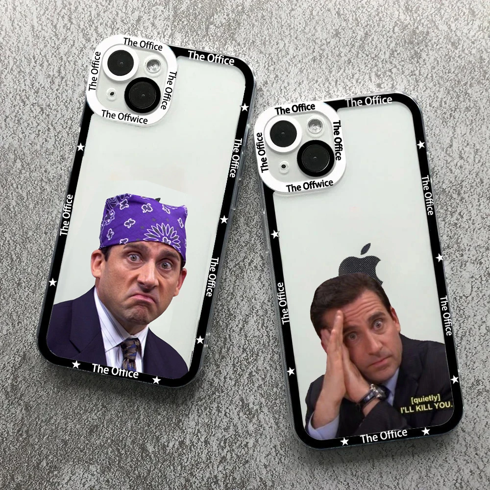 The Office TV show Michael Scott Phone Case for iPhone 15 14 13 12 11 Pro Max Mini XS XR X SE 7 8 Plus Cover Shockproof Fundas