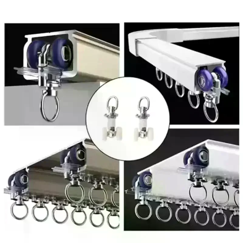 /PFU/Piece Zinc Alloy Curtain Roller Set For Straight Gliding Tracks Home Curtain 20