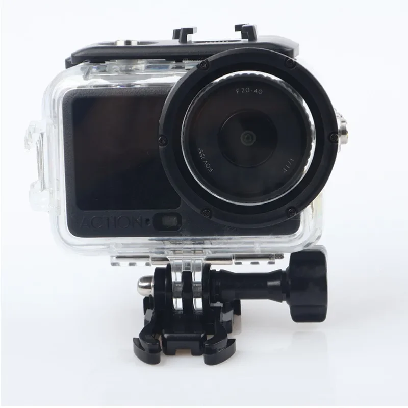 For DJI Action 6 Waterproof Case Housing Diving Underwater Protector for DJI Osmo Action 6 Accessories, 60M/196FT