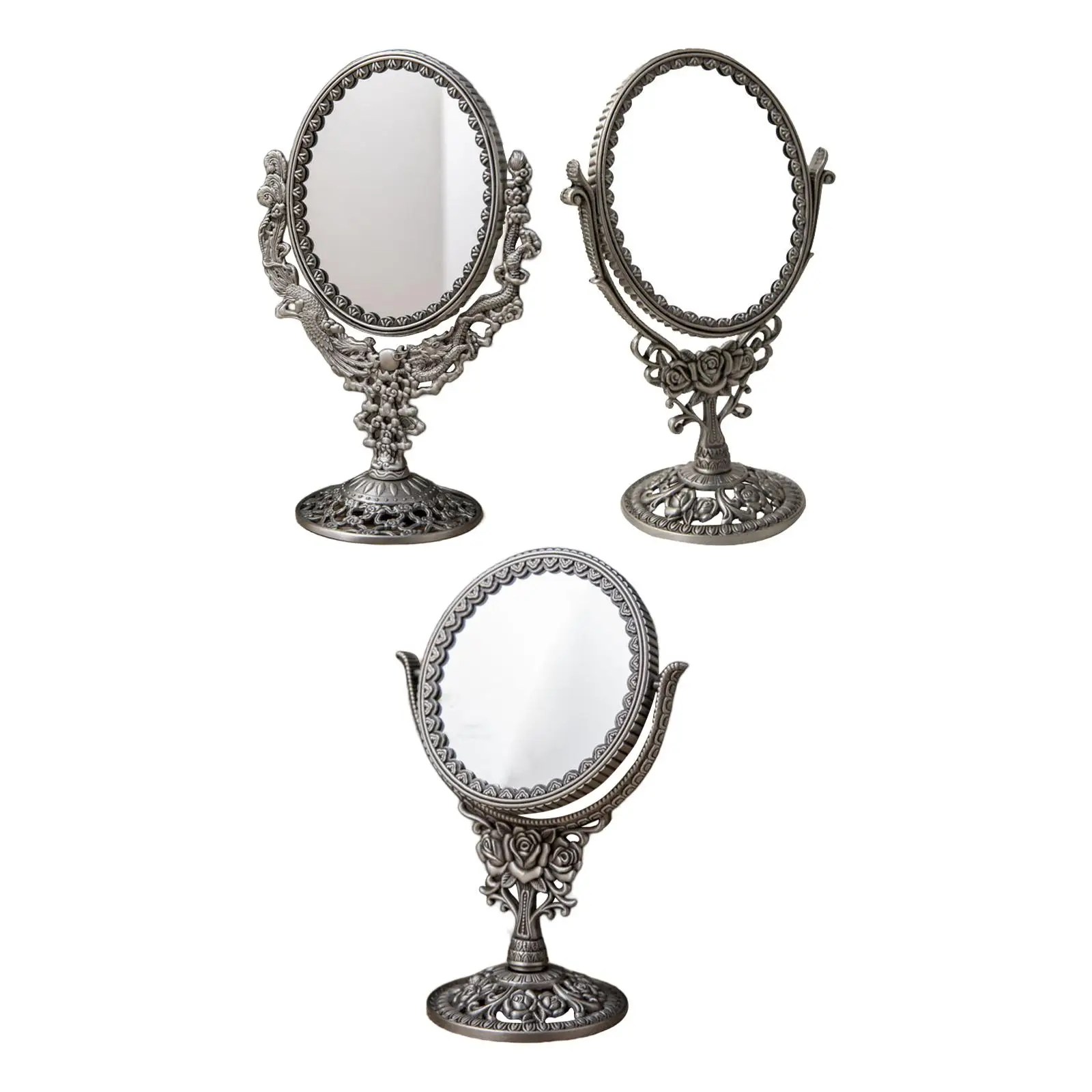 

European Vintage Dressing Table Mirror for Dressing Room Bedroom Countertop