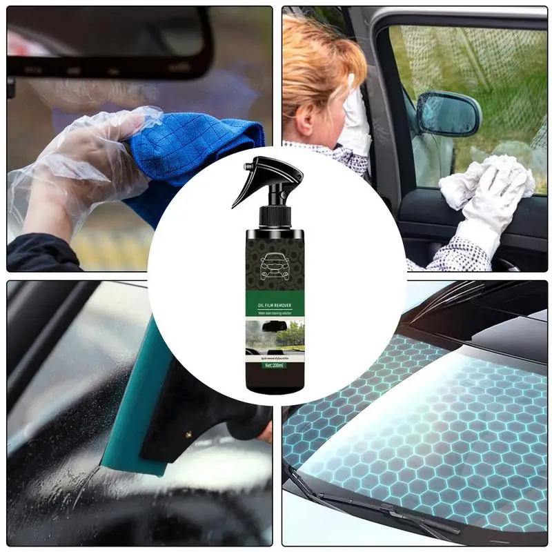 Car Windshield Cleaner Safe Effective Car Oil Film Oil Film Remover Powerful Car Glass Oil Film Cleaner Glass Oil Film Cleaner