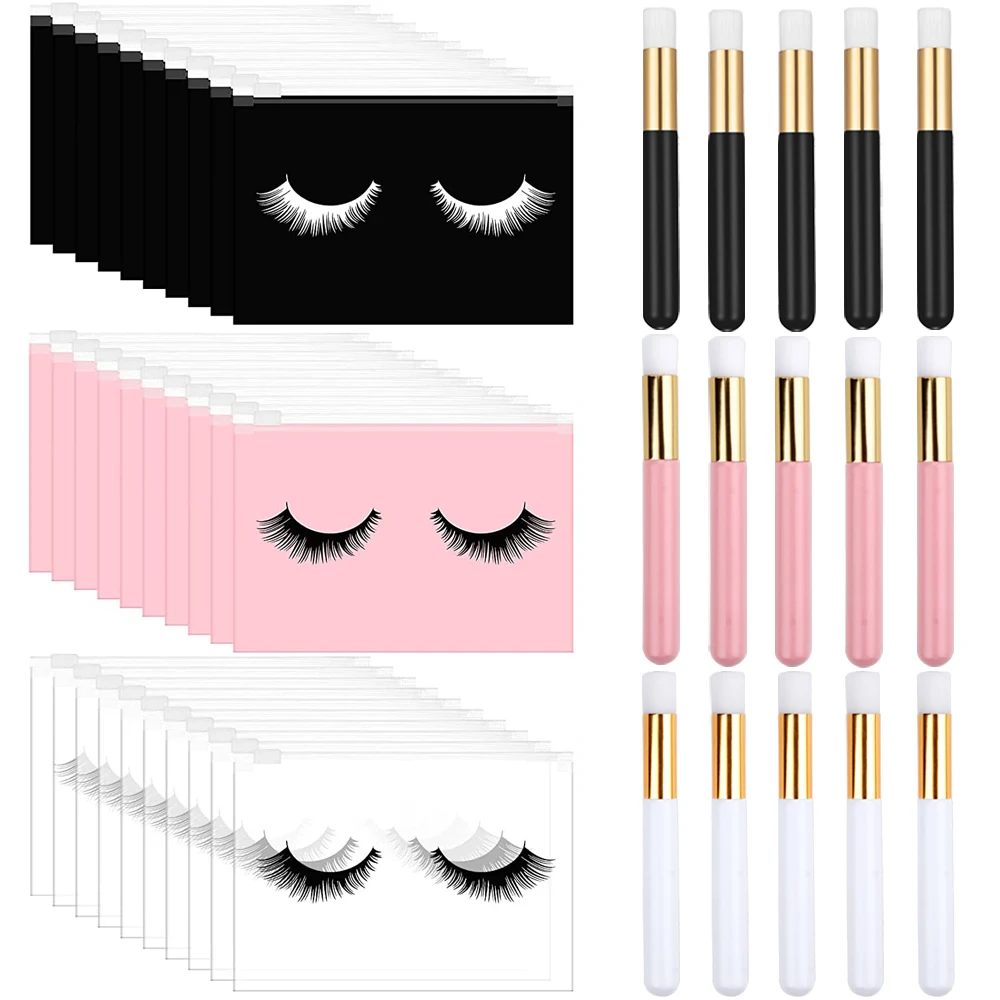 

15Pcs Lash Shampoo Brushes Set Eyelash Cleaning Brush Makeup Lash Aftercare Bags Travel Cosmetic Pouch Women Eyelashes Supplies