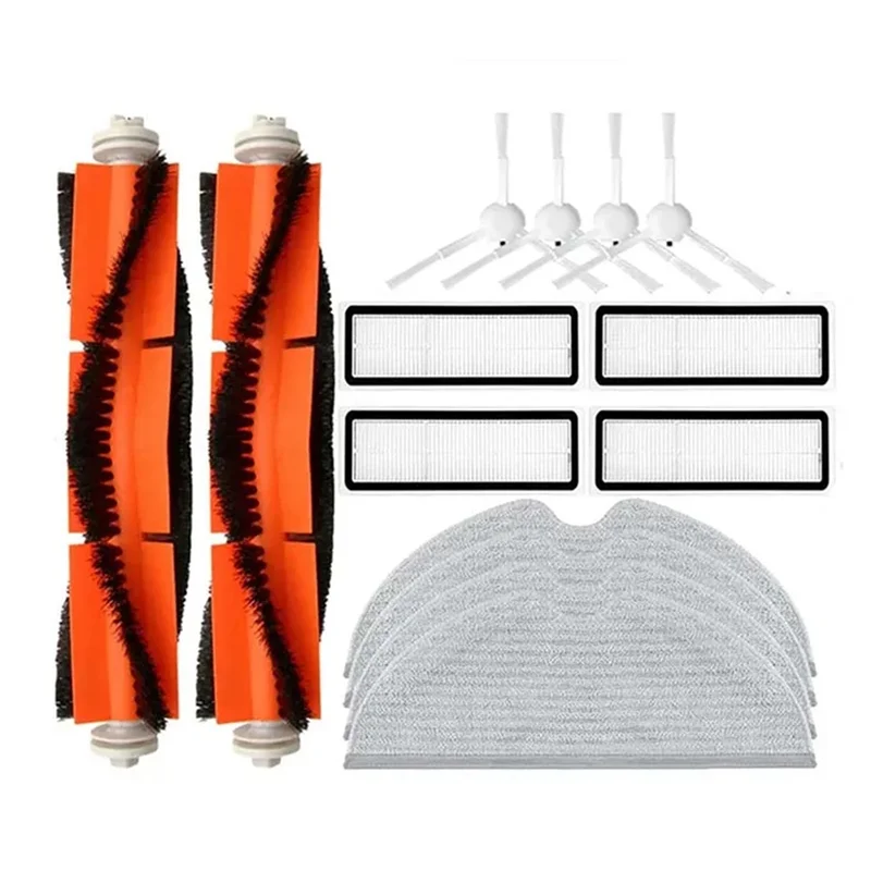BAAO-For Dreame D9 For Dreame Bot L10 Pro For Trouver Robot LDS Vacuum Finder Spare Parts Accessories Side Brush Mop,A