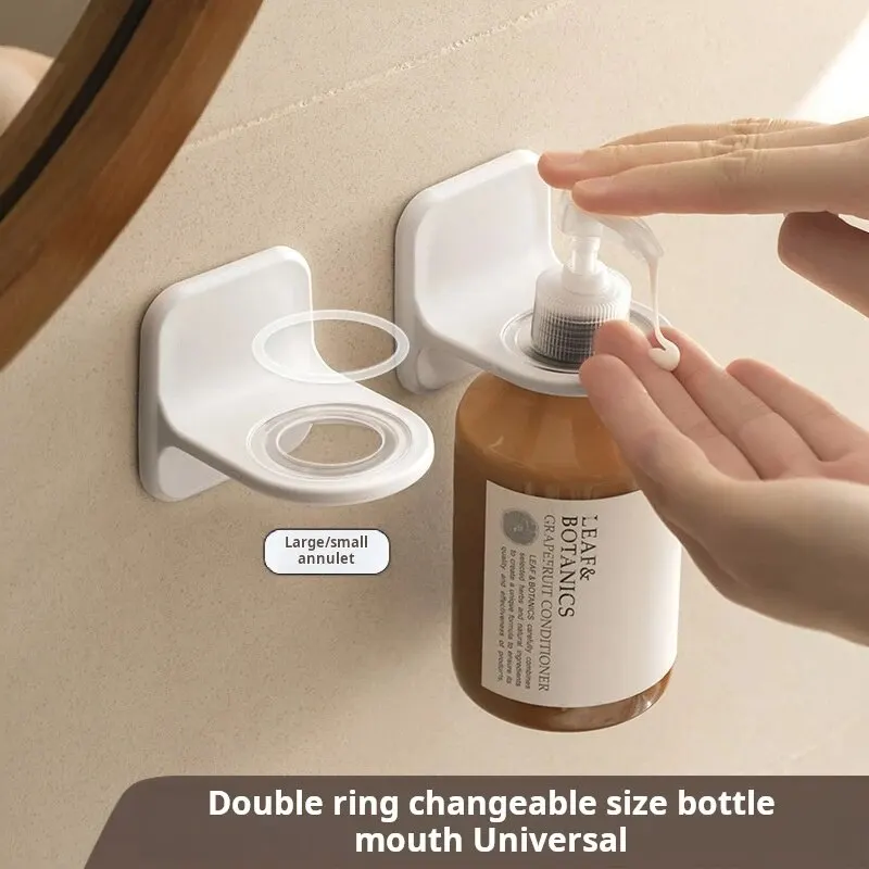 Shower Gel Shelf Bathroom Shampoo Hand Sanitizer Bracket Organizer Bathroom No-punch Hanging Shelf