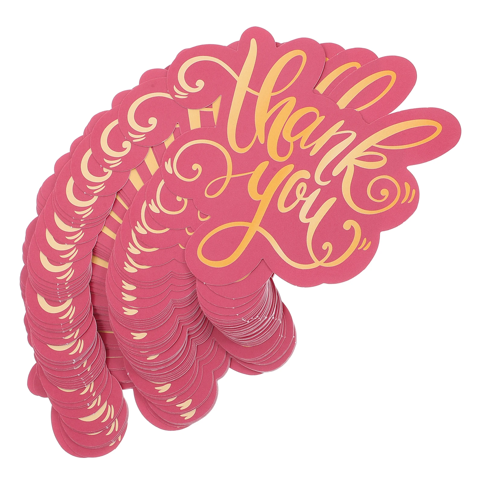 

50Pcs Thank You Cards Small Business Supplies Mini Thank You Cards Pink Green Masculine Cute Designs for Wedding Birthday