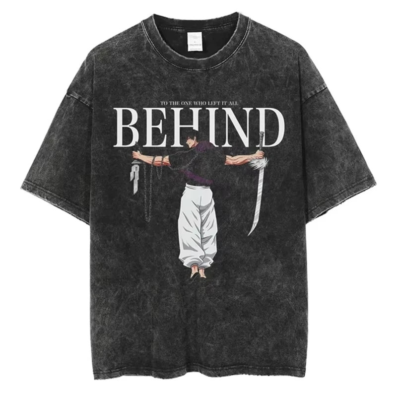 

Vintage T Shirts Men Anime Graphic Print Tshirt Fashion Hip Hop Streetwear Clothing Summer Harajuku Casual T-Shirt