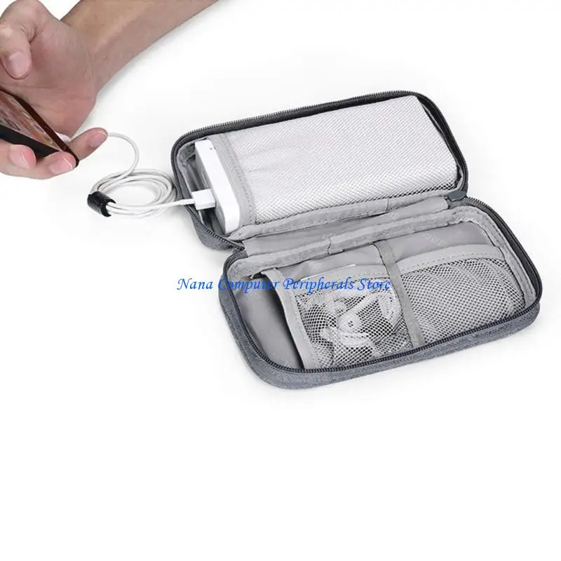 

F68C Storage Bag Carrying Box for Case Cover Shockproof Travel for Case for Power Earphone USB Data Cabl