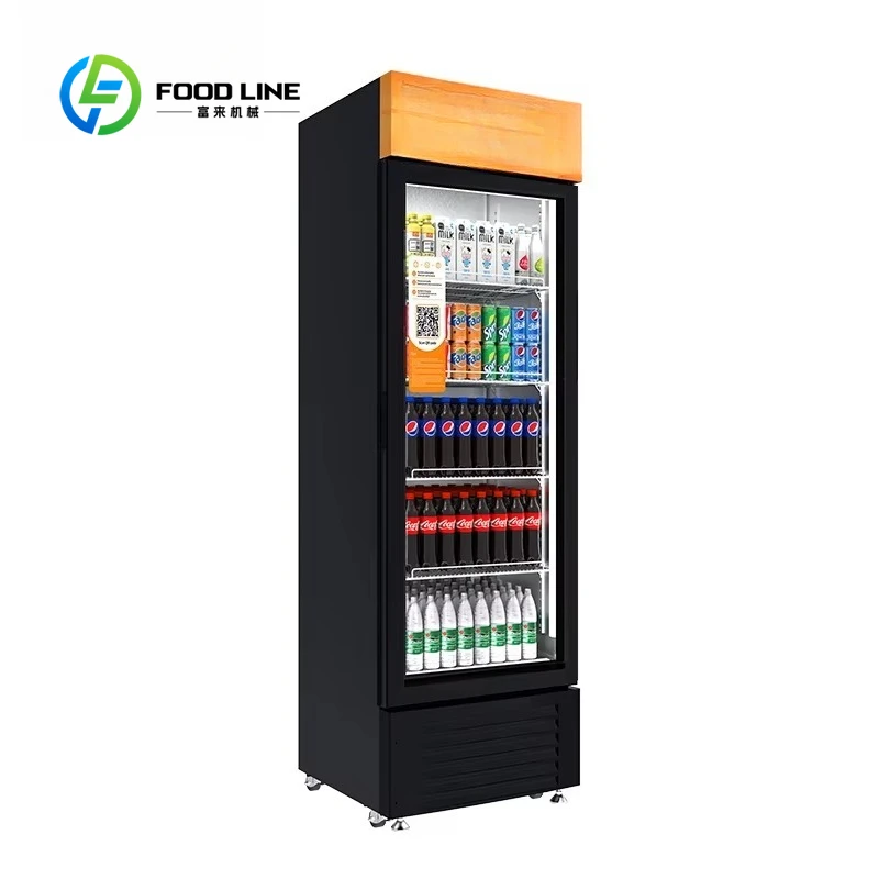 Smart refrigerator Vending machine Capacity 406L Beverage and snack cooling Touch-free shopping QR code