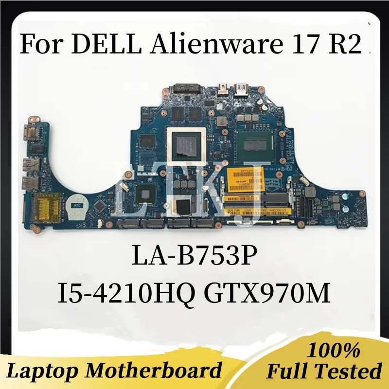 

Материнская плата для ноутбука Alienware 17 R2 CN-00C5MH 00C5MH 0C5MH AAP20 LA-B753P с процессором I5-4210U GTX970M, принадлежности для чистки компьютера