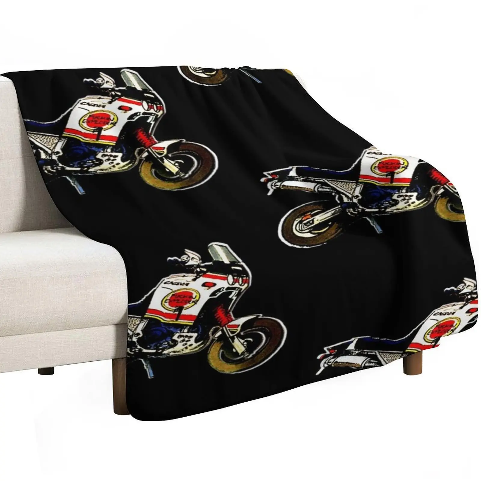 Lucky Strike Cagiva Elefant Cartoon Throw Blanket Extra Large Throw Decorative Beds Luxury Brand Sofas Thins Heavy Blankets