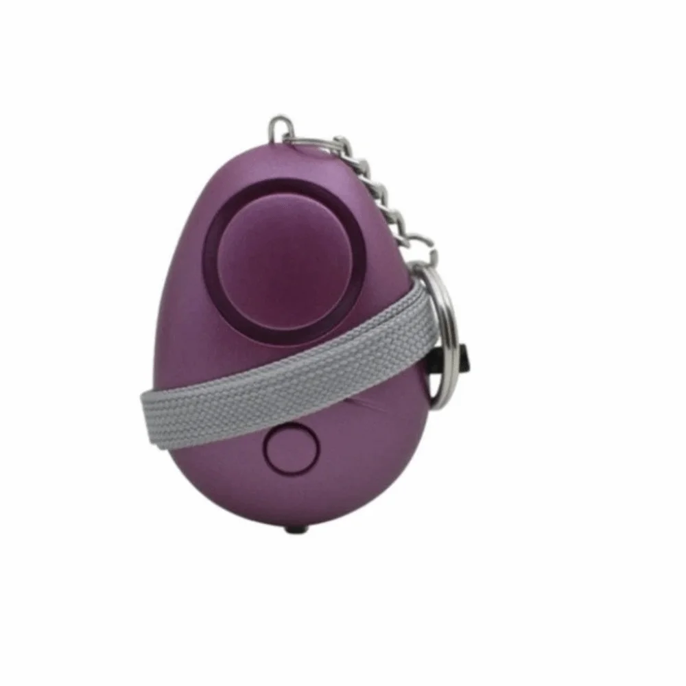 

Sound Alert Loud Siren Personal Alarm LED Flashlight 130dB Sound Emergency Alarm Egg-shaped Security Protection Elderly