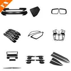Matte Zwarte Look Trim Garneer Exterieur Accessoires Auto Decoratieve Sticker Cover Protector Shell Voor Isuzu D MAX D-MAX 2021-2023