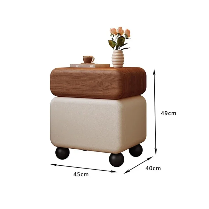 Factory Direct 2026 Cute Italian Nightstand Modern Nordic Kawaii Mid Century Nightstand Glamour Beauty Mesa De Cabeceira Furnitu