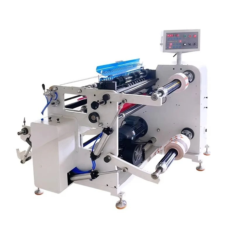 Automatic Coreless Thermal Paper Roll Slitting Thermal Paper Cutting Machine Post-printing Processing Equipment