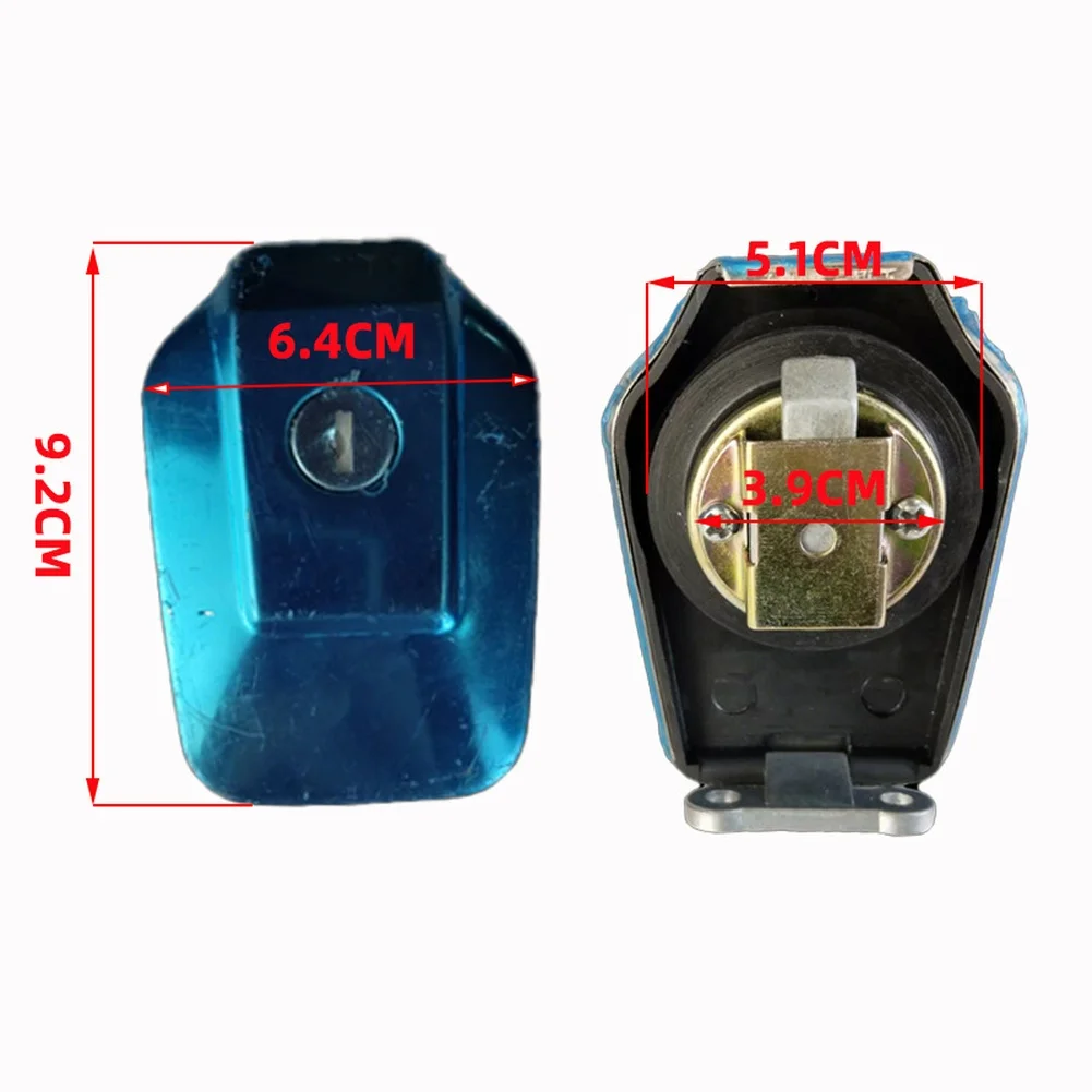 Tapa de Combustible Plateada para Motocicleta de Aleación de Aluminio TS-RX115, Dimensiones Exactas, Fácil Instalación