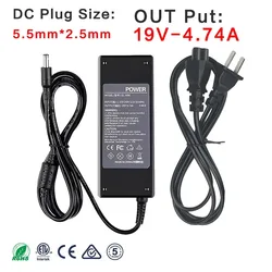 19V 4.74A AC Power Adapter Supply Laptop Notebook 19 V Volt Power Adapter 19V 4.74A Charger For Asus K53B K53BY K53E K53F Laptop