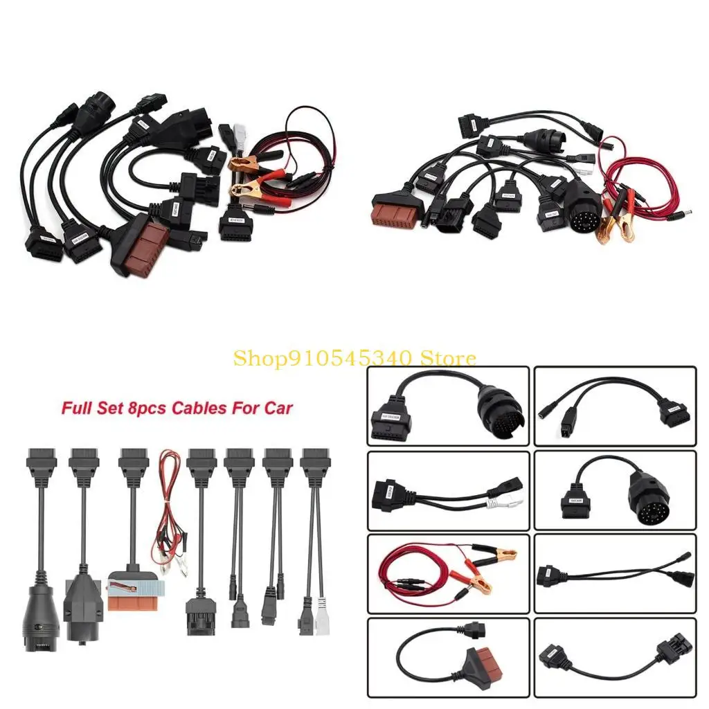 U2JA OBD OBD2 Adapter for TCS Full Set 8 Car Diagnostic Cable Connector Cable