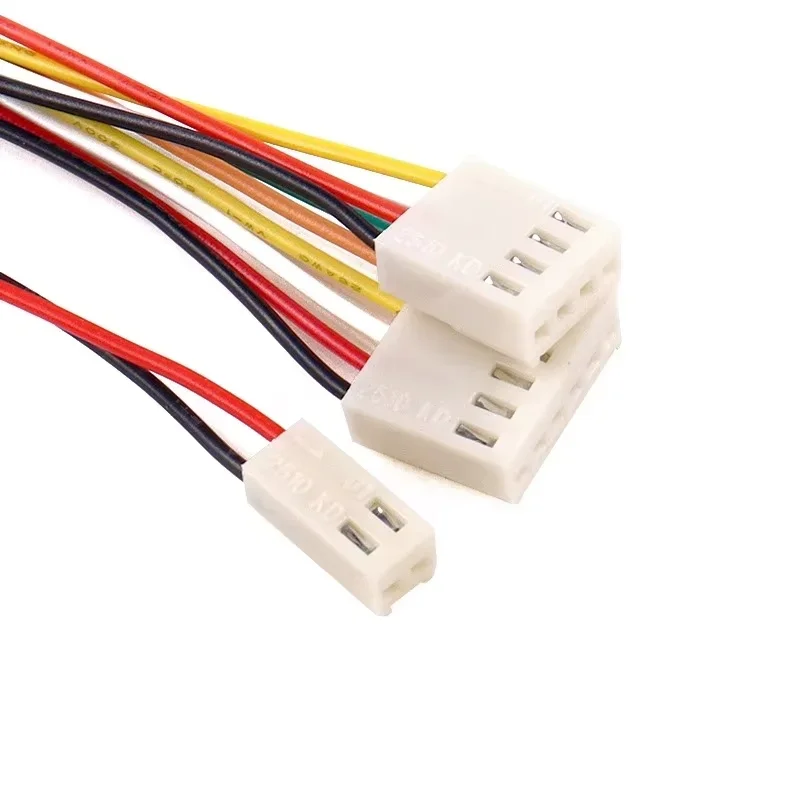 10PCS KF2510 터미널 와이어 2.54mm 간격 2P/3P/4P/5P/6Pin 단일 헤드 전자 케이블 20cm 26AWG 2510 연결 와이어