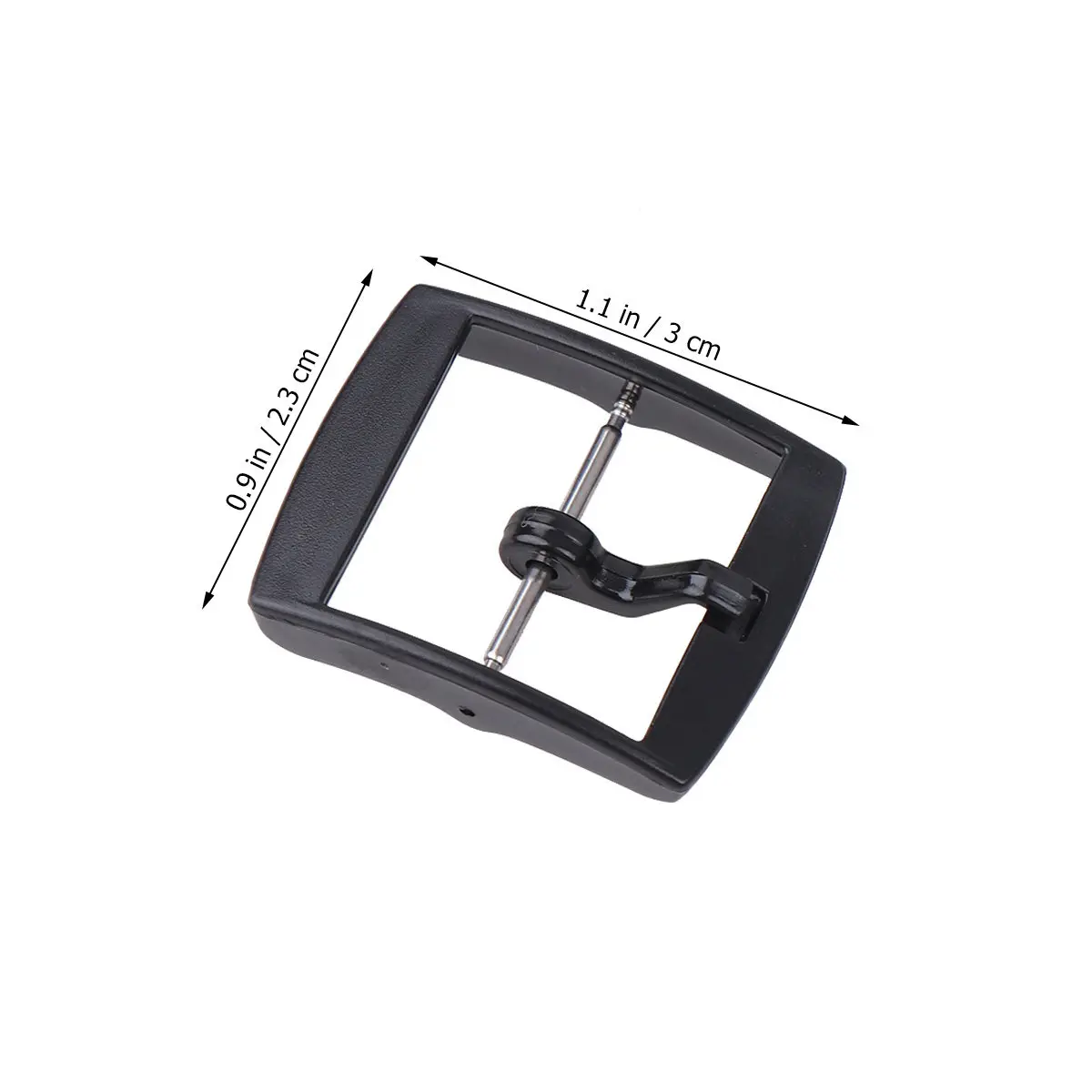 4Pcs 20Mm Strong Plastic Watch Buckle Clasp Replacement for Silicone Smartwatch Bands Smooth Finish Easy Fingernail