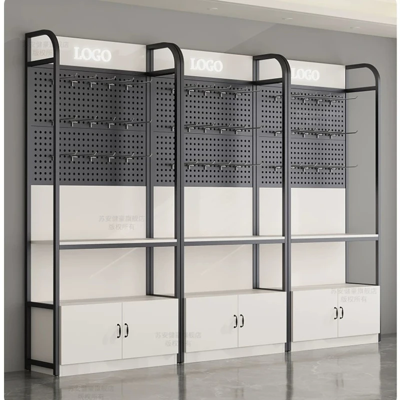 Nordic Luxury Display Cabinet Modern Minimalist Supermarket Cosmetic Multi-layer Shelf Designer Commercial Furniture Mueble FYMC