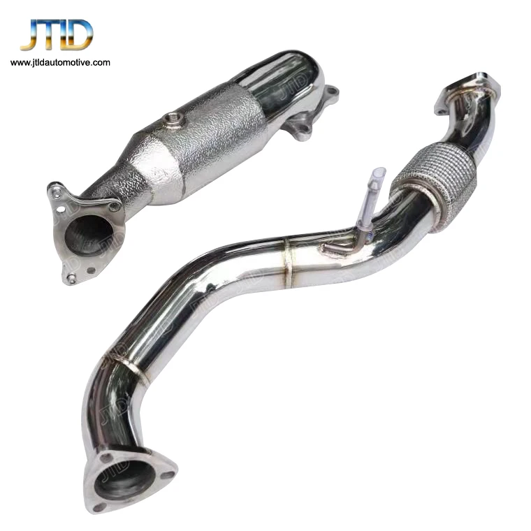 JTLD new design exhaust catted downpipe with heat shield for  10th gen 1.5T exhaust downpipe