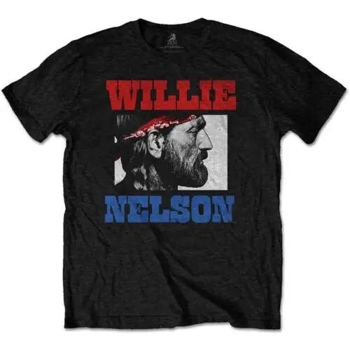 Willie Nelson Stare Official Tee T-Shirt Mens Unisex