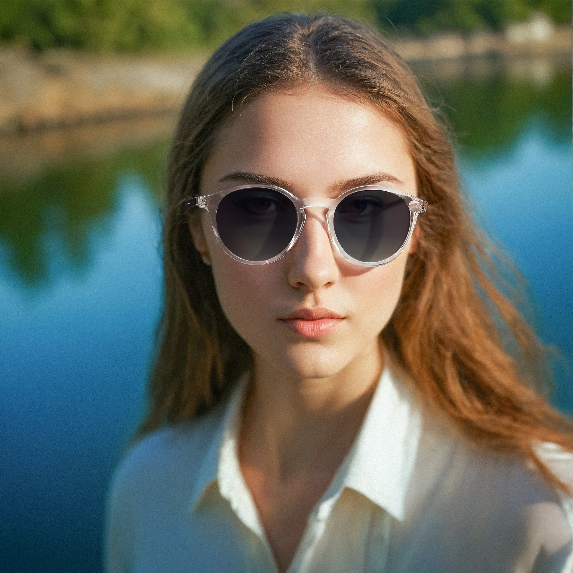 ZENOTTIC 2025 Fashion Polarized Sunglasses Men Women Vintage Round Frame Rubber legs Fashion Sun Glasses UV400 Goggles Shades