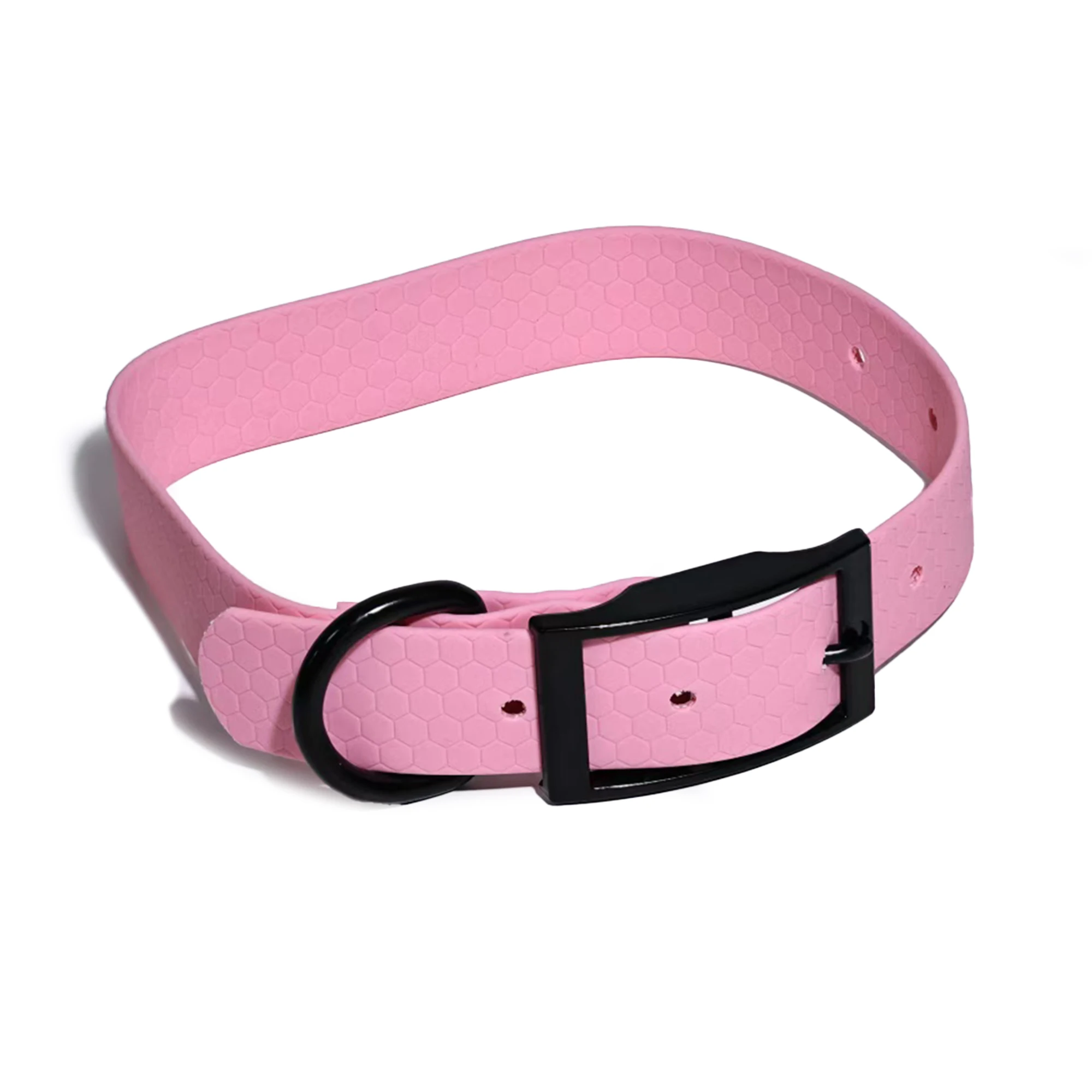 Wasserdichtes PVC-Hundehalsband, Verstellbares Geruchsneutrales Haustierhalsband, Leicht zu Reinigendes Langlebiges Robustes Halsband für Kleine Mittlere und Große Hunde – Detail 6