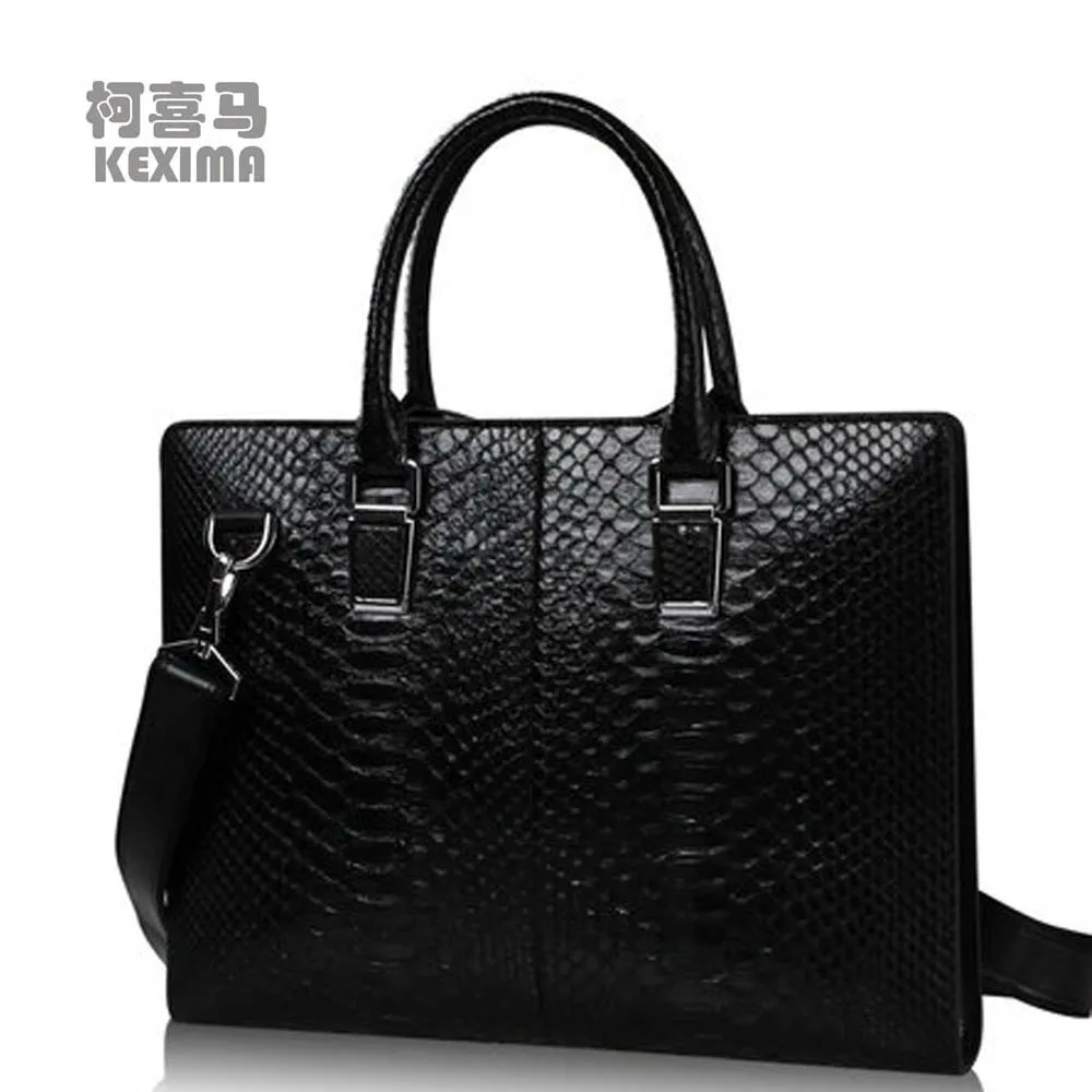 yuanyu import  Python bag  male  handbag  Cross section  Commercial bag leisure male briefcase  Men handbags