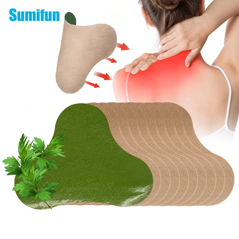 

12pcs Wormwood Neck Knee Patches Joint Cervical Spondylosis Body Medical Plaster Pain Relief Stickers Rheumatoid Arthritis Patch