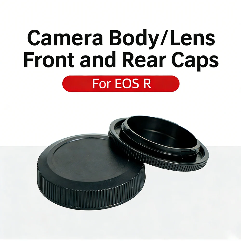Camera Body Cap Rear Lens Cap Dust Proof Cover for Canon EOS R RP R3 R5 R6 R6II R7 R8 R10 R50 R100 Mirrorless Camera Accessories