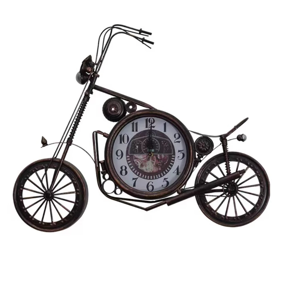 Retro Industrial Style Wall Decor Iron Motorcycle Model Creative Bars, Cafes, Restaurants, Internet Cafes Background Wall Poster