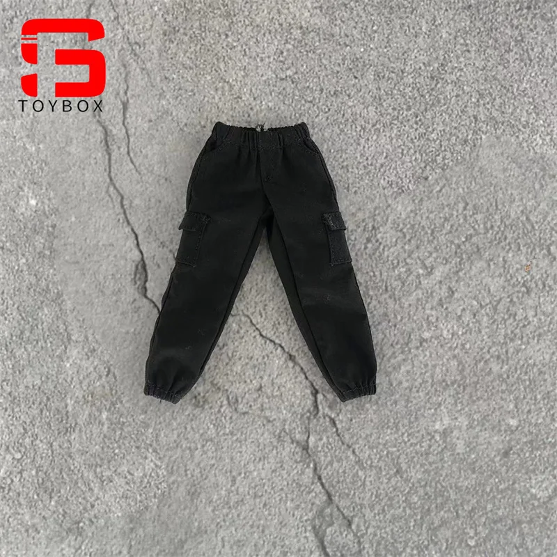 1/12 Loose Male Leggings Sports Pants Casual Pockets Trousers Elastic Waistband Doll Clothes Accessories For 6'' Action Figure