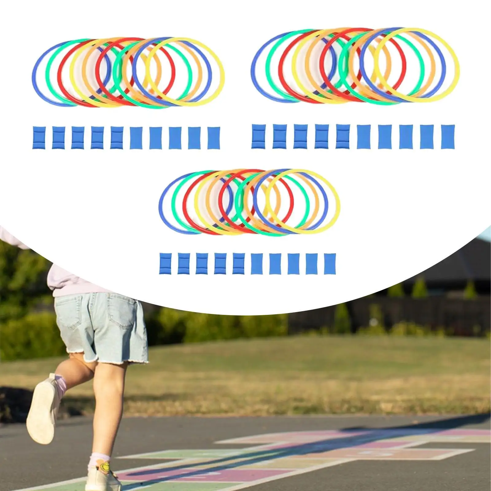 Agility Rings Speed and Agility Training Rings Multifunction Multicolor Physical