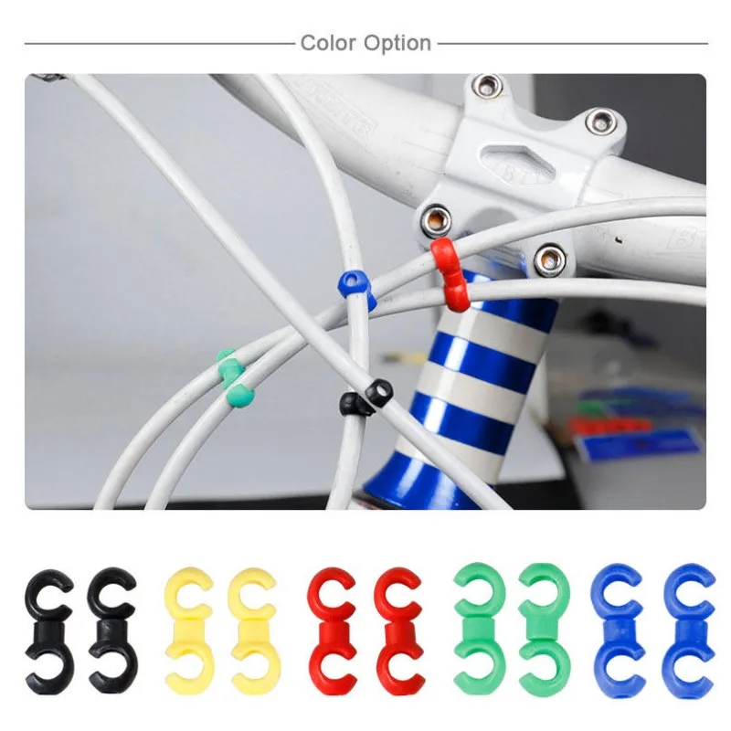 5pc mountain road bicycle frame C-buckle brake gearbox fixing buckle C-buckle over-the-wire buckle