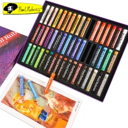 Paul Rubens Oil Pastels Set 48 Colours Soft Pastels Non-Toxic Art Supplies Suitable for Artists Students Childrens