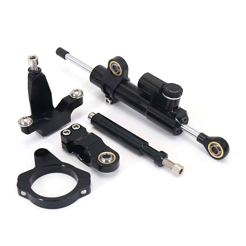 Motorfiets Cnc Stuurdemper Stang Kit Voor Yamaha Yzf R7 2021 2022 2023 Yzf R7 Motor Stabilisator Bar Demper Steun Beugel