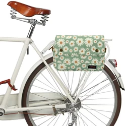 Tourbon Cycling Accessories Retro Bike Rear Rack Pannier Canvas Bicycle Handlebar Bag Bicycle Top Tube Pouch Women