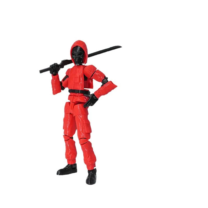 T13 Dummy13 3D Print Multi-Joint Movable Game Figure Desktop Ornament Collectible Toy Gift For Young Kids Hobby Collect Lovers