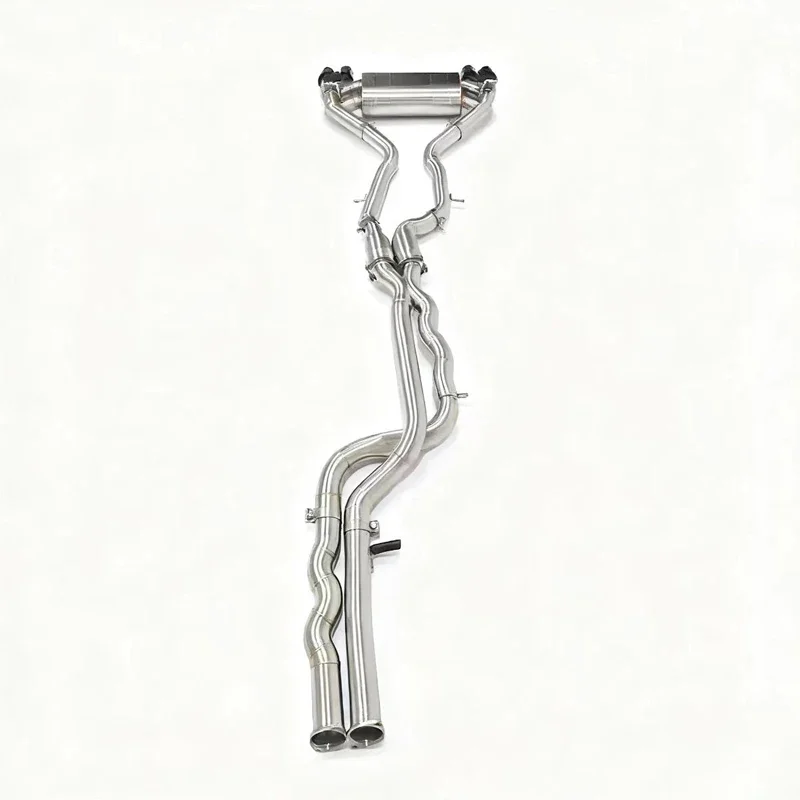 GDR F87 M2C Exhaust System for  S55 M2 Competition 3.0T-Stainless Steel Mirror Polished Midpipe Valved Muffler Catback 1 Year