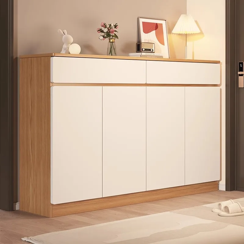 

Customizable shoe cabinet home door new 2025 explosion indoor entrance porch cabinet integrated locker entry against the wall